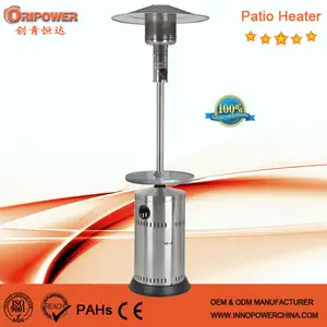 Gas propane stainless steel outdoor patio heater with bar table - ORIPOWER