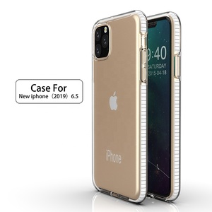 For Apple IPhone 2019 Phone Cover ,6.5 zoll 6.1 zoll 5.8 zoll doppel Color Clear tpu handy abdeckung <span class=keywords><strong>shell</strong></span>
