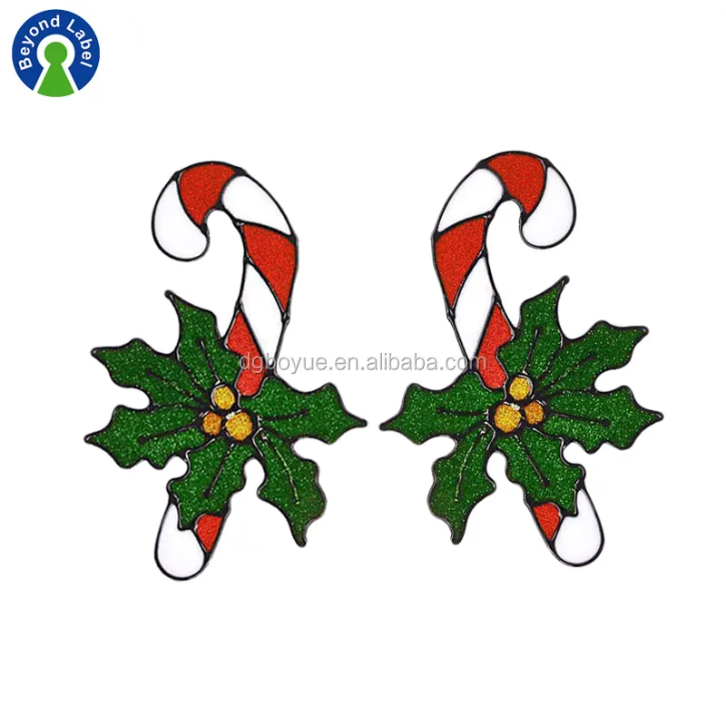 Amazon Custom Logo Printed Merry Christmas Gift Die Cut Labels New Year Decoration Self Adhesive Kiss Cut Sheet Stickers