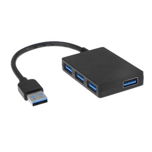 2024 New Arrival 4-Port USB 3.0 <strong>Hub</strong> with 5V DC <strong>Power</strong> Adapter Stock Product - Product Image 1