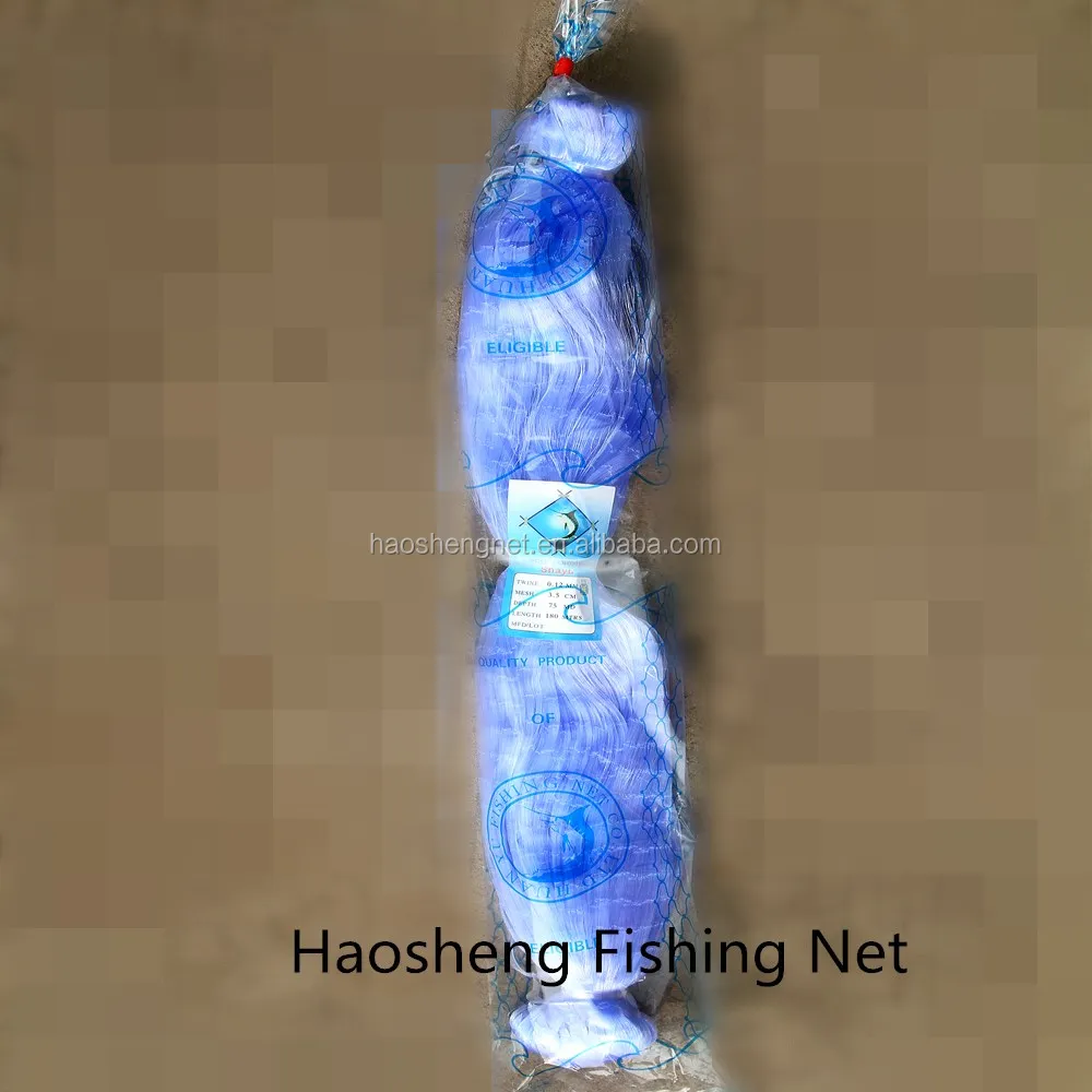 shining blue fishing net