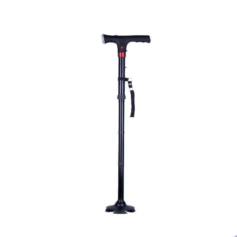 Multifunctionele opvouwbare aluminium cane alarm wandelstok met led
