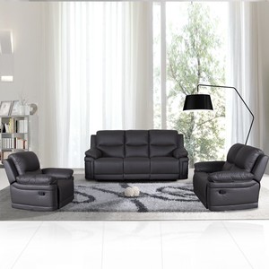 Muebles para el hogar dormitorio perezoso reclinable de cuero sofá seccional - Product Image 1