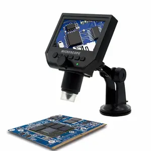 Portable Electronic Repair technician use digital microscope camera with lcd screen Continuous Amplification Magnifier