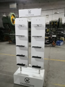 Support d'exposition de chaussures en acier inoxydable de conception professionnelle pour magasin de chaussures - Product Image 6