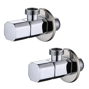 High Quality Water Saving Angle Valve Shut Off Water Angle Stop Valve für Faucet und Toilet, Wall Mounted.