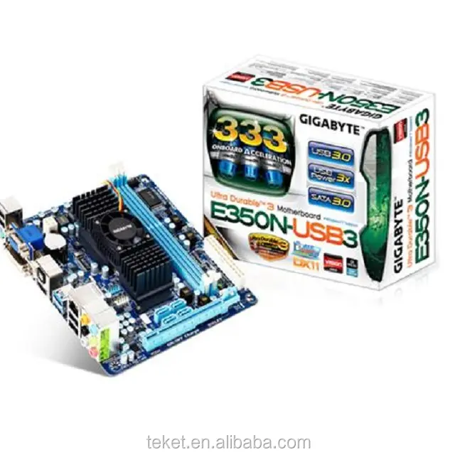 GIGABYTE Mini-ITX Motherboard GA-E350N-USB3, AMD A50M Express Chipset GA-E240N GA-E350D GA-C847N