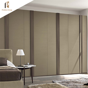 Armadi Moderni Pieghevoli Bianchi Lucidi <span class=keywords><strong>con</strong></span> Ante Scorrevoli per Camera <span class=keywords><strong>da</strong></span> <span class=keywords><strong>Letto</strong></span>, Produttore Cinese - Product Image 6
