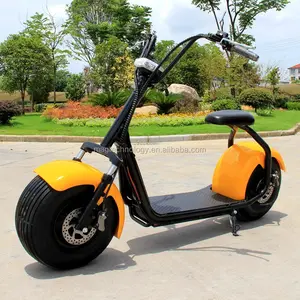 1000w güçlü büyük lastik elektrikli kaykay pedallı 1500W yetişkin elektrikli bisiklet güçlü DC elektrikli motorlu scooter yetişkin