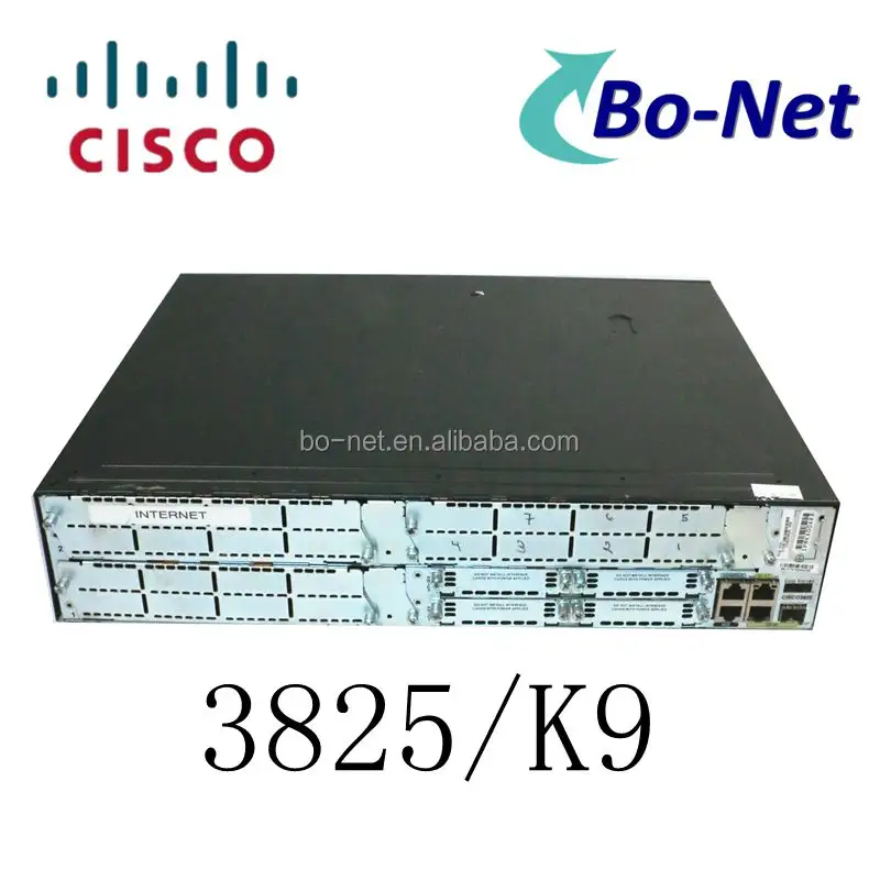 Original usado venda quente e alta qualidade Cisco 3825 Router