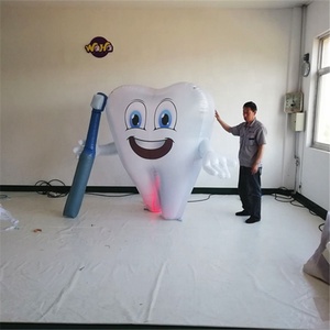 Reklam Şişme Diş Modeli/Özelleştirilmiş Şişme Diş Şekilli Modeli Diş Fırçası - Product Image 3