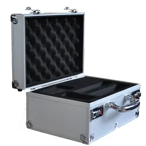 Portable Murah Aluminium Penerbangan Alat Penyimpanan Case dengan Busa