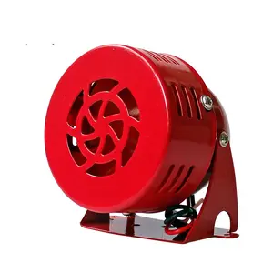 Elektrikli Motor Siren MS-190 DC12V DC24V AC220V Winston/oem çelik ve abs 110-120 CN;ZHE