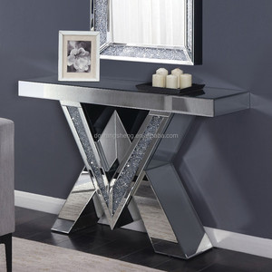 <span class=keywords><strong>Table</strong></span> <span class=keywords><strong>console</strong></span> miroir à <span class=keywords><strong>Semi</strong></span>-circulaire, avec miroir ovale - Product Image 2