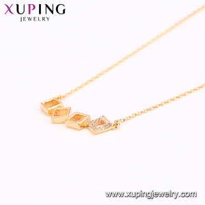 <span class=keywords><strong>Xuping</strong></span>-Conjunto de tres joyas de boda, personalizado, forma cuadrada, nuevo estilo, 64519 - Product Image 3