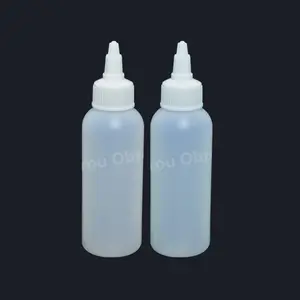 프리미엄 오일 병 30ml 60ml 100ml 120ml 250ml 1000ml 수염 오일 병 머리 기름을위한 트위스트 탑 플라스틱 액체 병