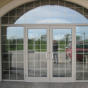 Estilo Europeo Puerta de aluminio con vidrio, el reemplazo ideal de la puerta de madera - Product Image 2