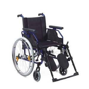 <span class=keywords><strong>Medicare</strong></span> Lipat Sandaran Aluminium Kursi Roda Manual Kaki - Product Image 3