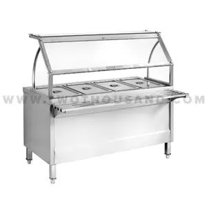 TT-WE1200B Thương Mại 5 Pan Bain Marie Thực Phẩm Ấm Hơn Tủ Giá