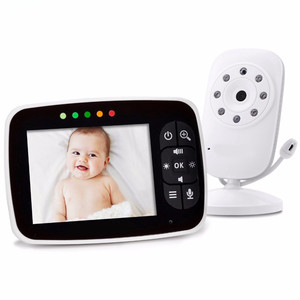 Caméra vidéo intelligente Kingfit Babyphone sans fil Vision nocturne infrarouge Détecteur de température SM35 Babyphone avec des fonctionnalités de haute technologie - Product Image 1
