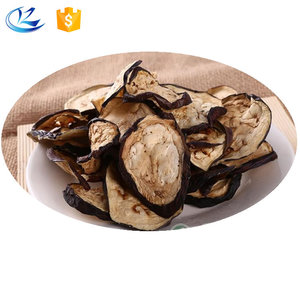 Rebanadas de berenjena liofilizadas orgánicas Copos enteros en embalaje a granel Sabor dulce Proceso fresco Verduras puras - Product Image 2