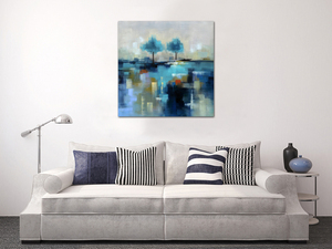 Moderne abstraite à la main nature <span class=keywords><strong>peinture</strong></span> à l'huile - Product Image 2