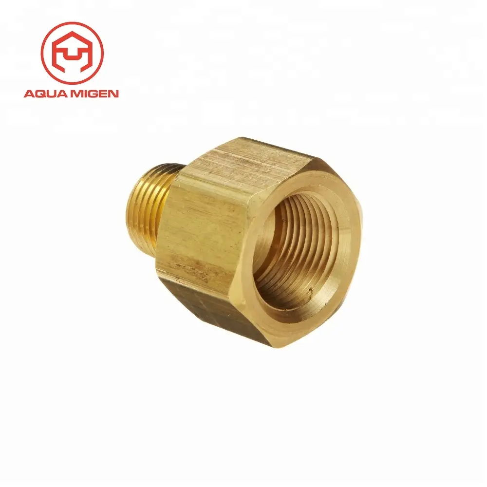 3/4 "NPTF Feminino x 1/2" NPT Macho Latão Adaptador Redutor de Rosca Da Tubulação e Solda