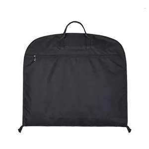 New style non woven foldable suit cover garment bag with zipper