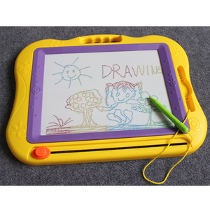 Papan gambar magnetik warna-warni yang dapat dihapus untuk anak-anak bantalan coretan Magna untuk menulis dan membuat sketsa - Product Image 3