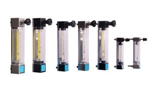 DK80 Kaca Seri Tabung Rotameter Harga Flow Meter Nitrogen Gas Meter - Product Image 5