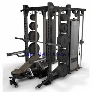 Factory custom specification multi functional trainer Half Rack Sports fitness Equipment