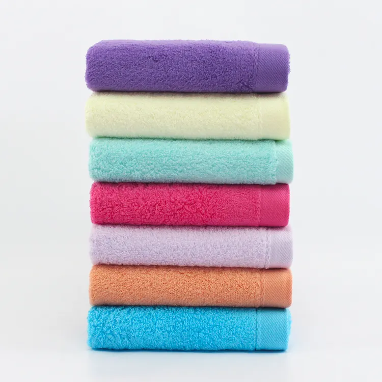 100% хлопок сплошной цвет нулю твист полотенце для рук быстросохнущая ручные полотенца для промо-акций