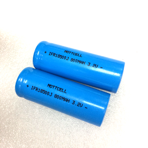 Cylindrique Rechargeable Lifepo4 Cellules IFR18500J 800 mAh <span class=keywords><strong>3</strong></span>.2 V Lithium Li-Ion Batterie - Product Image 2