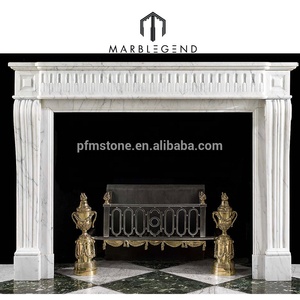 Chimenea <span class=keywords><strong>de</strong></span> mármol antigua <span class=keywords><strong>de</strong></span> regencia francesa, mantel carrara, chimenea <span class=keywords><strong>de</strong></span> mármol - Product Image 4