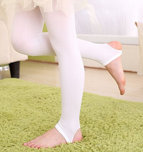 Collants de danse à pieds extensibles, pantalons de Ballet, bas pour enfants, pour filles - Product Image 5
