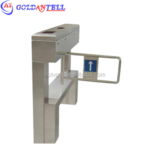 Cơ Chế An Ninh Single Pole Turnstile Barrier Thép Không Gỉ Bi-directional Swing Hướng Dẫn Sử Dụng Barrier Với Rfid Gate Barrier - Product Image 1