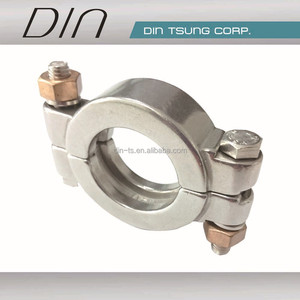 SS304 12" 10" 4" sanitary high pressure tri clamps with bolts - Product Image 4