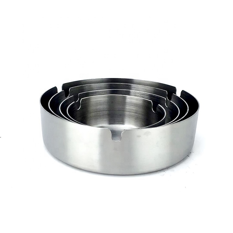 Экологичная портативная пепельница из цинкового сплава и серебра