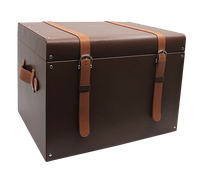 Grande boîte de rangement décorative en bois pour la maison coffre rectangulaire sculpté en PU en tissu pour accessoires de bonbons capacité de 10kg bagages