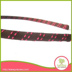<span class=keywords><strong>Goody</strong></span> Cubierto con Punto de Ganchillo Flor Diadema Cinta Del Grosgrain - Product Image 6