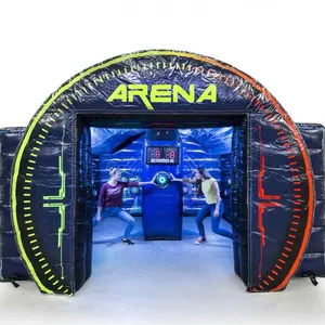 IPS aufblasbare Interaktive Licht Schlacht Arena, Warp Geschwindigkeit Interaktive Kinder Spielen System Arena, Aufblasbare IPS Arena