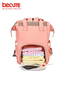 Large Capacity Multi-Color Fashion Polyester Baby Diaper <strong>Bag</strong> Backpack <strong>with</strong> Bottle Warming <strong>Changing</strong> <strong>Mat</strong> &amp; Stroller Hook - Product Image 3