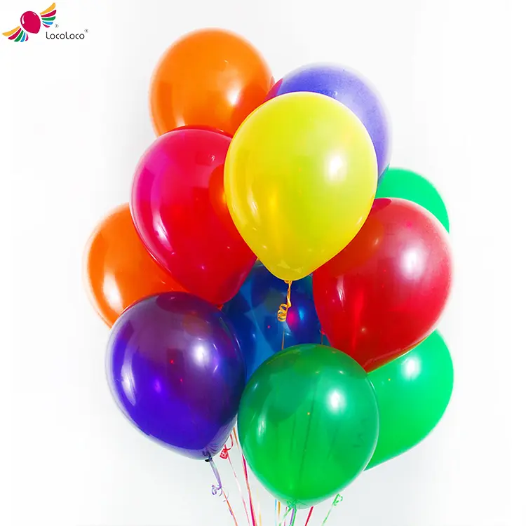 Globo redondo de látex para decoración de fiestas, globo redondo de 9, 10 y 12 pulgadas, disponible en varios colores, Unisex, 10000 unidades