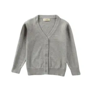 Áo Khoác Len Cardigan Cho Bé Gái, Áo Nỉ Vải Bông 100% Dệt Kim Dành Cho Trẻ Sơ Sinh