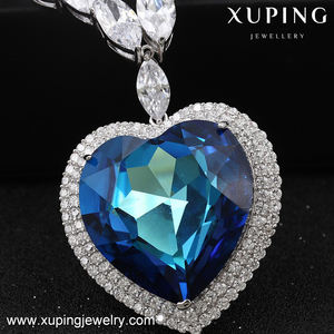 43187 תלבושות תכשיטי תכשיטים סיטונאי גדול ריינסטון שרשרת - Product Image 3