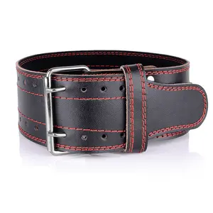 Gym Weight Belt High Quality Waist Support Gym Fitness Power Workout Weight Lifting Belt Factory Customized Cow Leather Weight Lifting Belt