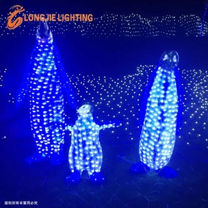 New 2024 nghệ thuật thủ công trang trí nội thất trang trí Flamingo ánh sáng ngoài trời - Product Image 2