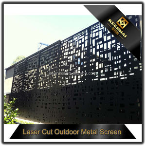 Foshan fabricación personalizada moderna sala pared exterior decoración del arte corte láser paneles de pared - Product Image 5