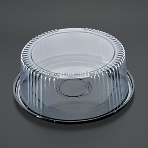 Boîte d'emballage de gâteaux en pvc pet, <span class=keywords><strong>cercle</strong></span> rond, en plastique, <span class=keywords><strong>transparent</strong></span>, en pet, 6, 7, 8, 9 pouces, vente en gros, 10 pièces - Product Image 2