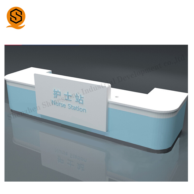 Hospital Reception Counter Design Office Reception Desk Nurse Station for Hospital